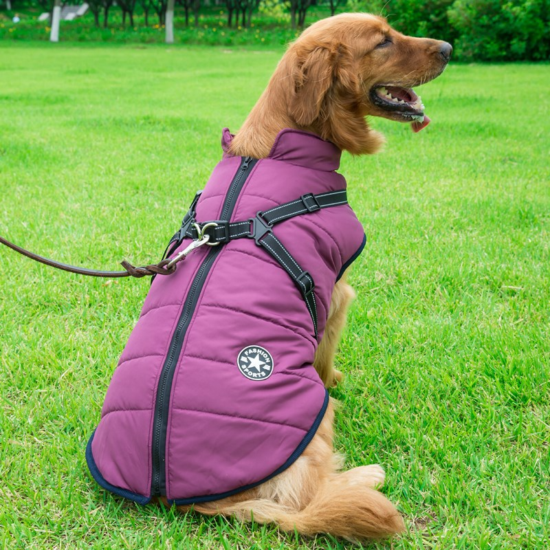 BLIZZARD PROTECT™| MANTEAU POUR CHIEN AVEC HARNAIS INTÉGRÉ