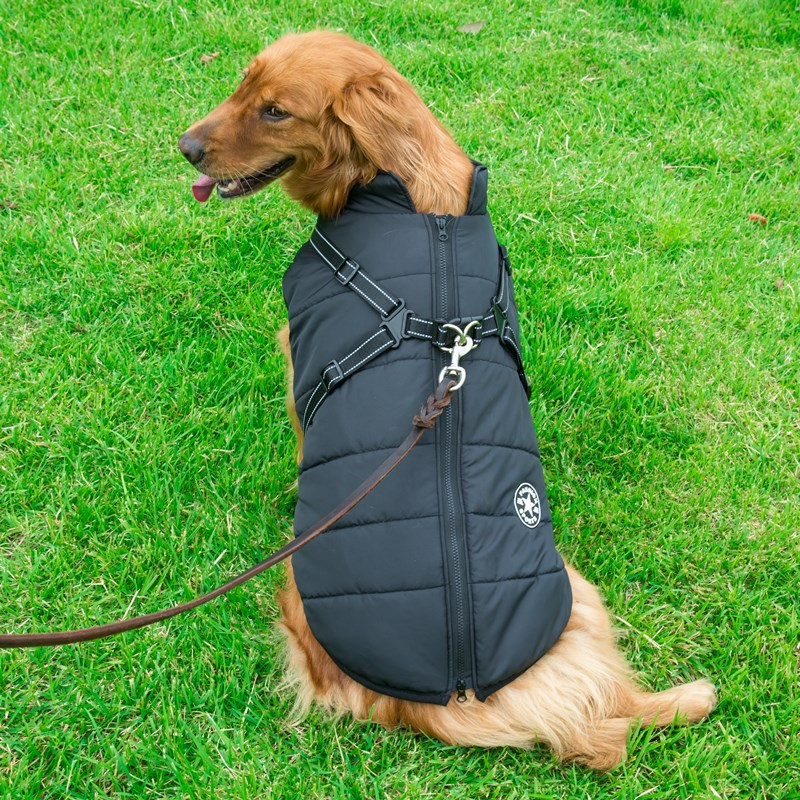 BLIZZARD PROTECT™| MANTEAU POUR CHIEN AVEC HARNAIS INTÉGRÉ