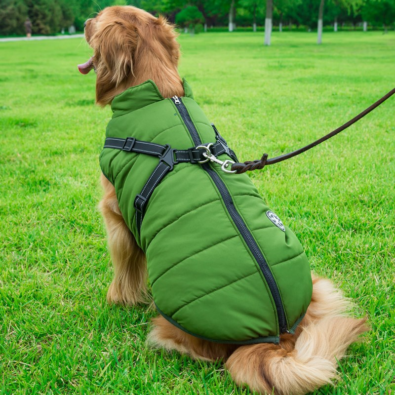 BLIZZARD PROTECT™| MANTEAU POUR CHIEN AVEC HARNAIS INTÉGRÉ