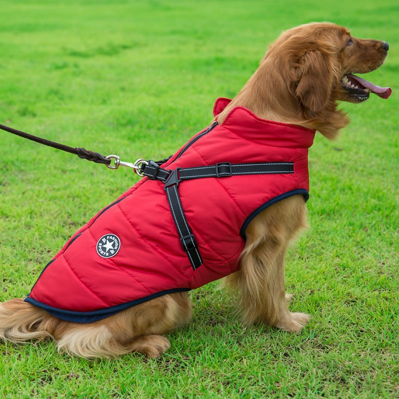 BLIZZARD PROTECT™| MANTEAU POUR CHIEN AVEC HARNAIS INTÉGRÉ