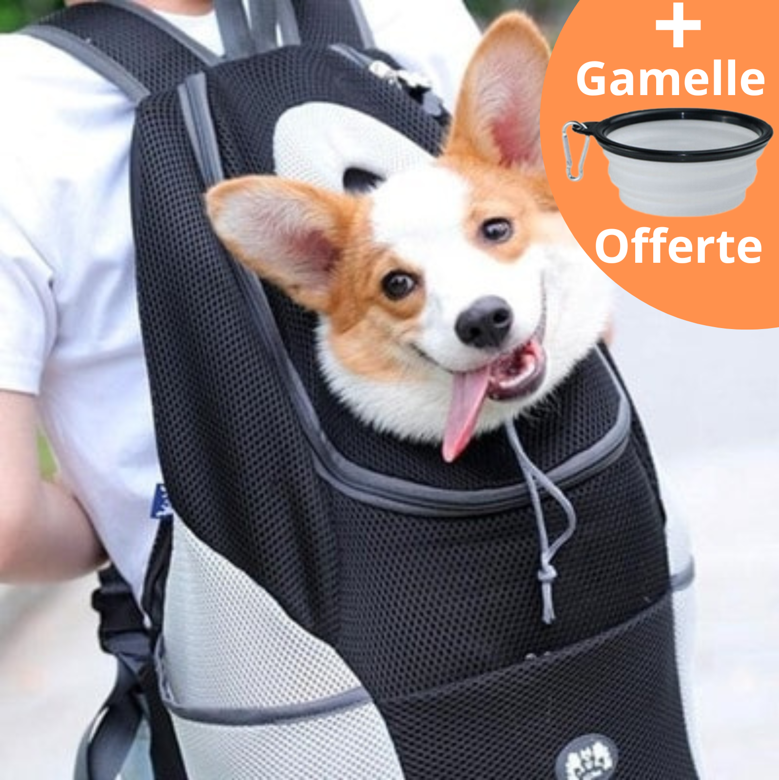 DOGGY PACK ™ SAC DE TRANSPORT POUR CHIEN