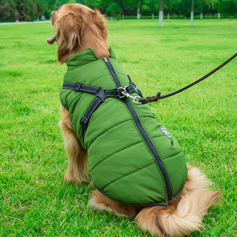 DOUDOUNE CANAILLE MANTEAU POUR PETIT CHIEN AVEC HARNAIS INT GR
